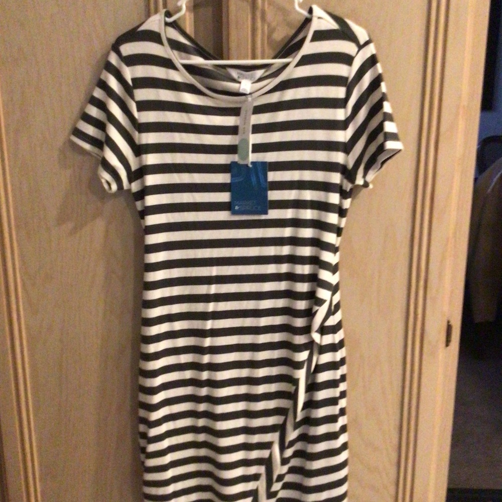 Olive Green and White Dress NWT
